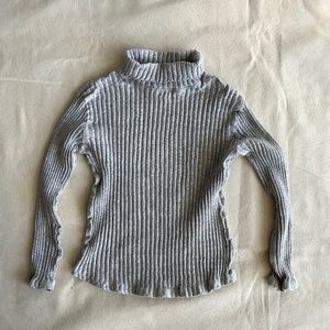 Girls’ Zara Grey Turtleneck